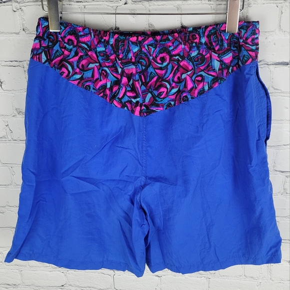 BEACH BLVD | vintage retro nylon lined swim trunks shorts - Picture 4 of 7